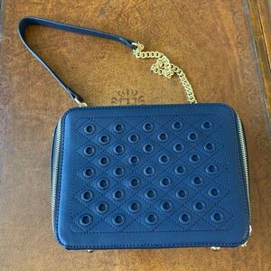 Sole Society Black and Gold Crossbody